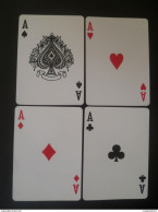Set Of 4 Pcs.  Carlsberg Beer 大肥年  Single Playing Card - Ace Of Spades, Hearts, Clubs, Diamonds (#73) - Cartes à Jouer Classiques