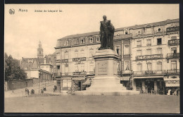 AK Mons, Statue De Léopold Ier  - Mons