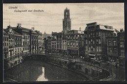 AK Utrecht, Oudegracht Met Stadhuis  - Utrecht