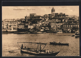 AK Constantinople, Péra Et Galata, Fischerboote  - Turquie