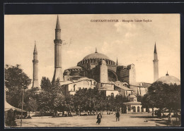 AK Constantinople, Ste. Sophie, Moschee Hagia Sophia, Nordansicht  - Türkei