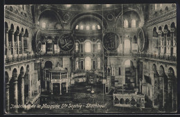 AK Stamboul, Intérieur De La Mosquée Ste. Sophie  - Turquie