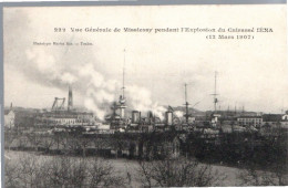 CPA - Vue Générale De Missiessy Pendant L'explosion Du Cuirassé Léna 12 Mars 1907 Be - Oorlog