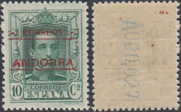 Andorre 1928 - Andorre Espagnole - Timbre Neuf. Yvert Nr.: 3 Ca. Michel Nr.: 3 Ca. Dentélé: 14 ... (EB) AR.02910 - Nuovi