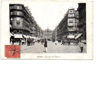 75 PARIS Avenue De L'Opéra , Gendarme Faisant La Circulation - Distrito: 01