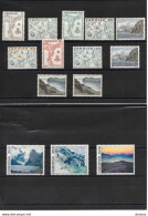 FEROË 1975 Cartes Des îles, Paysages, Peintures Yvert 1-14, Michel 7-20 NEUF** MNH Cote Yv 22 Euros - Färöer Inseln