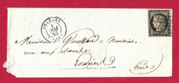 !!! NUMÉRO 3 SUR LETTRE D'ORLÉANS DE MAI 1850, BELLE NUANCE - 1849-1876: Classic Period