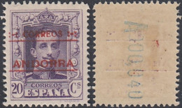 Andorre 1928 - Andorre Espagnole - Timbre Neuf. Yvert Nr.: 5 C. Michel Nr.: 5 C.  Dentélé: 14 ... (EB) AR.02912 - Ungebraucht