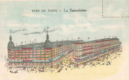 75 PAris Vue Vues De Paris La Samaritaine CPA 1924 Correspondance Commerciale - Paris (01)