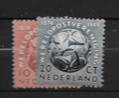 1949 MNH  Nederland, NVPH 542-43 Postfris** - Unused Stamps