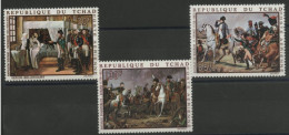 TCHAD PA POSTE AERIENNE N° 61 à 63 Neufs ** (MNH) Cote 9 € Série NAPOLEON TB - Tschad (1960-...)