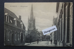 Postkaart "Rumbeke Hoogstraat" Geanimeerd, Met Postzegel, 1908 (Rumbeke Bij Roeselare) - Röselare