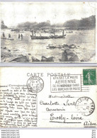 Afrique - Carte Photo - Pirogue Africaine - Carte Abimée - Zonder Classificatie