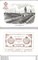 CP - Evénements - Exposition Universelle - Paris 1900 - Pont Alexandre III - Chocolat Lombart - Expositions