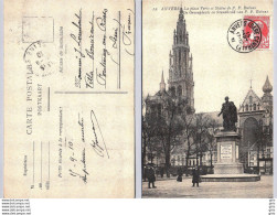 Belgique - Anvers - Antwerpen - La Place Verte Et Statue Rubens - Other & Unclassified