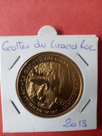 Médaille Touristique Monnaie De Paris MDP 24 Eyzies Grottes Du Grand Roc 2013 - 2013