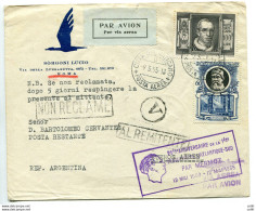 Primo Volo Air France Parigi/America Del Sud Del 12.5.55 - Unused Stamps