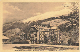 74 MORZINE #FG57479 HOTEL LE SPLENDID CHABLAIS PROP FOIRY TRYPTIQUE PUBLICITAIRE - Morzine