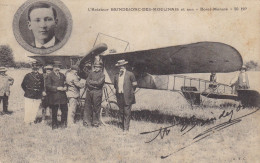 L'AVIATEUR BRINDEJONC DES MOULINAIS Et Son BOREL-PLANE 50 HP - Airmen, Fliers