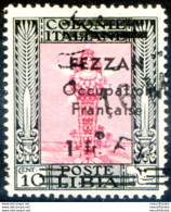 Fezzan, Occupazione Francese. 1 Fr. Su 10 C. Varietà. Usato. - Variétés Et Curiosités