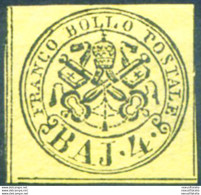 Stato Pontificio. Stemma 4 B. 1852. Linguellato. - Non Classés