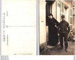 Militaria - Carte Photo - Soldat En Uniforme - 1 Er Régiment 1915 - Otros & Sin Clasificación