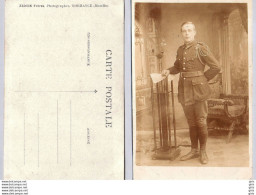 Militaria - Carte Photo - Soldats En Uniforme - Cor De Chasse - Other & Unclassified