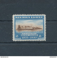 1933 Sierra Leone - Stanley Gibbons N. 177 - 2 Scellini Brown And Light Blue - MNH** - Otros & Sin Clasificación