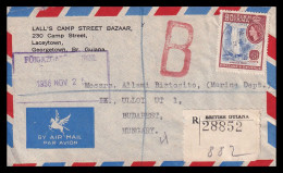 BRITISH GUIANA 1958. Nice Airmail Cover To Hungary - Guyana Britannica (...-1966)