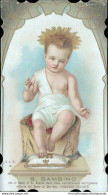 Bm93 Antico Santino Holy Card Gesu' Bambino - Devotion Images