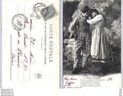 CP - Couples - Roman Champêtre N°9 - Cachet OR Origine Rurale - Paare