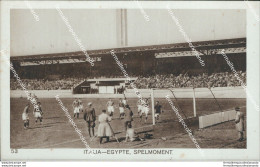 Bu222 Cartolina Italia Egypte Spelmoment 1928 Calcio - Voetbal