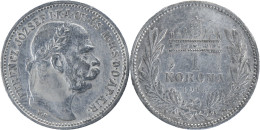 HONGRIE - 1915 - 1 Korona - ARGENT 835‰ - 20-037 - Ungarn