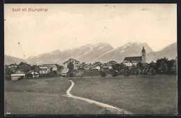 AK Kuchl, Ortsansicht Mit Hagengebirge  - Andere & Zonder Classificatie