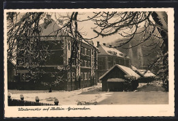 AK Hallein-Griesrechen, Ortspartie Im Schnee  - Autres & Non Classés