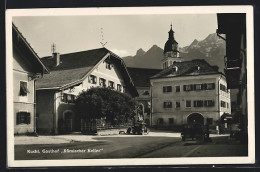 AK Kuchl, Gasthof Römischer Keller, Ortspartie  - Andere & Zonder Classificatie