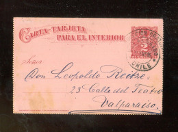 "MEXIKO" 1895, Kartenbrief Gestempelt (L2055) - Mexique
