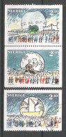 Sweden 1989 The Globe Sports & Events Y.T. 1512/1514 (0) - Used Stamps