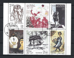 Sweden 1990 Art 6-block Y.T. 1601/1606 (0) - Gebruikt