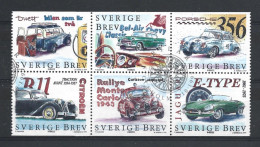 Sweden 1997 Classic Cars 6-block Y.T. 2001/2005 (0) - Gebruikt