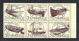 Sweden 1988 Ships Strip Y.T. 1449/1454 (0) - Usati
