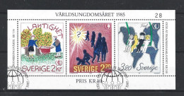 Sweden 1985 Int. Youth Year Y.T. BF 13 (0) - Blocks & Sheetlets