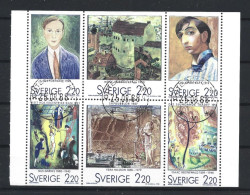 Sweden 1988 Art 6-block Y.T. 1481/1486 (0) - Gebraucht