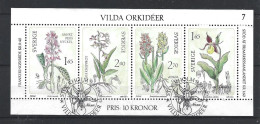 Sweden 1982 Orchids Y.T. BF 10 (0) - Blocs-feuillets