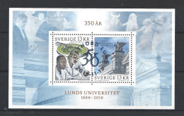 Sweden 2016 Lund Univ. 350 Y. Y.T. F 3111 (0) - Oblitérés
