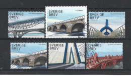 Sweden 2016 Bridge Y.T. 3075/3080 (0) - Used Stamps