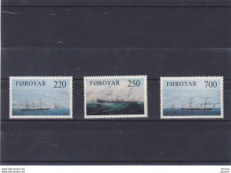FEROE 1983 Bateaux à Vapeur  Yvert 73-75, Michel 79-81 NEUF** MNH Cote 5,25 Euros - Islas Faeroes