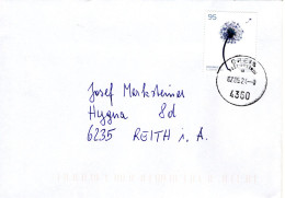 Brief Von 4360 Grein Mit 95 Cent Löwenzahn Pusteblume 2024 - Storia Postale