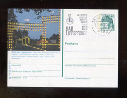 "BUNDESREPUBLIK DEUTSCHLAND" 1978, Bildpostkarte Mit Bildgleichem Stempel Ex "BAD LIPPSPRINGE" (L2057) - Bildpostkarten - Gebraucht