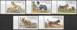 1980 Australia Dogs 5v. MNH Michel N. 700/704 - Sonstige & Ohne Zuordnung
